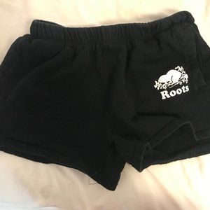 S Black Shorts Roots